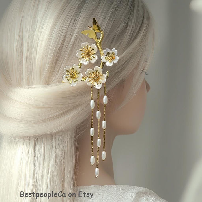 Hair Stick Apple Blossom